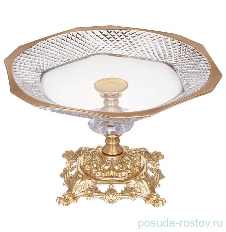 Блюдо 18 x 18 x 11 см шестигранное н/н металл "Prestij" / 292565