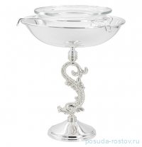 Икорница 19,5 см  н/н серебро (инд.упаковка) / 360302
