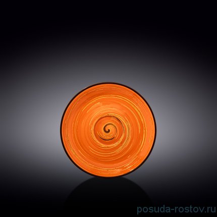 Блюдце 15 см оранжевое &quot;Spiral&quot; / 261593