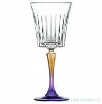 Бокалы для красного вина 300 мл 6 шт &quot;Джипси /цветная ножка&quot; / 117071