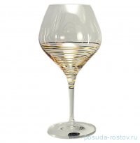 Бокалы для красного вина 450 мл 2 шт &quot;Аморосо /Золотая спираль /8441&quot; / 111242