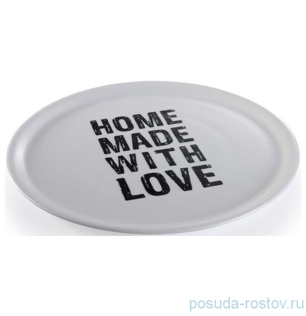 Тарелка для пиццы 33 см черная "Tescoma /HOME MADE WITH LOVE" / 145614