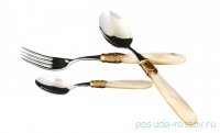 Столовые приборы 36 предметов &quot;Ischia Antique Gold /Shampagne Steel&quot; / 114539