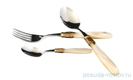 Столовые приборы 36 предметов &quot;Ischia Antique Gold /Shampagne Steel&quot; / 114539