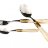 Столовые приборы 36 предметов &quot;Ischia Antique Gold /Shampagne Steel&quot; / 114539