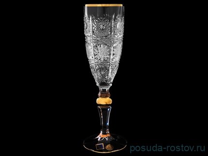 Бокалы для шампанского 180 мл 6 шт хрусталь Йиглава / 120327