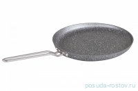 Блинница 30 см антипригарное покрытие серая &quot;Granite Crepe Pan&quot; / 295603