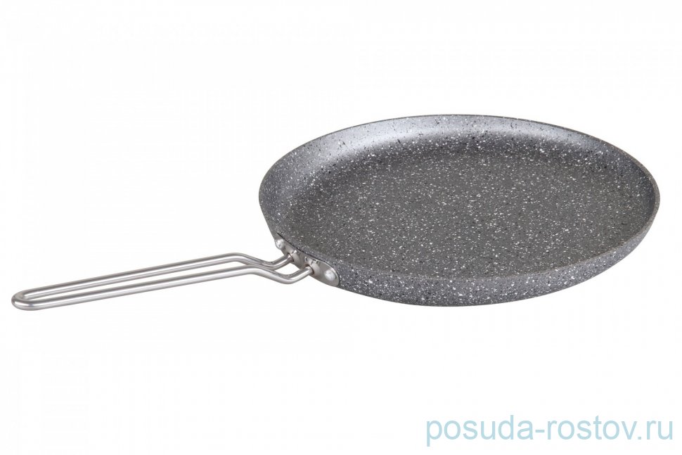 Блинница 30 см антипригарное покрытие серая "Granite Crepe Pan" / 295603