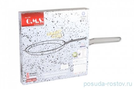 Блинница 30 см антипригарное покрытие серая &quot;Granite Crepe Pan&quot; / 295603