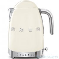 Чайник электрический 1,7 л с регулируемой температурой &quot;Smeg /кремовый&quot; / 361569