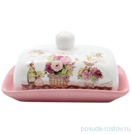 Маслёнка с крышкой 17,5 х 13,5 х 9 см / 130131