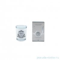 Свеча 185 г серебряная &quot;Champagne Rose&quot; (время горения 60 ч) / 376043