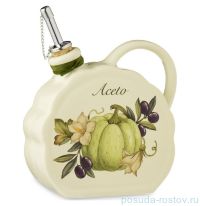 Графин 550 мл с крышкой для уксуса 18 см &quot;Artigianato ceramico /Тыква&quot; / 149413