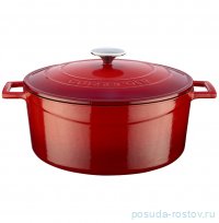 Кастрюля 28 см с крышкой 6,7 л &quot;Lava /Red&quot; / 333311
