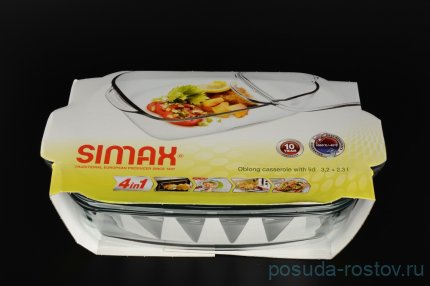 Лоток для запекания 3,2 л прямоугольный &quot;Simax&quot; / 024798