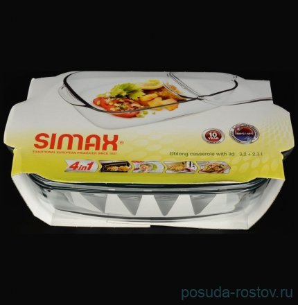 Лоток для запекания 3,2 л прямоугольный &quot;Simax&quot; / 024798