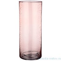 Ваза для цветов 30 см &quot;Cilindro rose drops&quot; / 271098