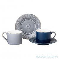 Чайный набор lefard top style на 2 пер. 4 пр. 250 мл голубой, синий / 359831