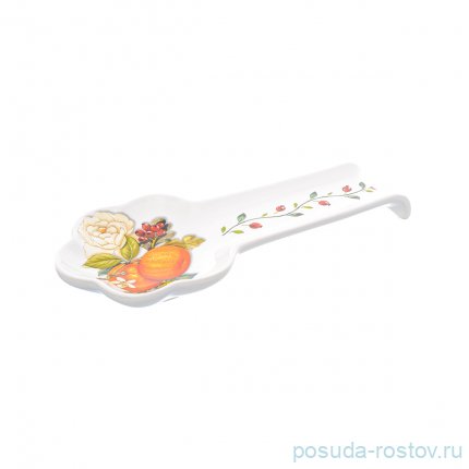 Подставка под ложку 28,5 см &quot;Artigianato ceramico /Апельсин и роза&quot; / 228477