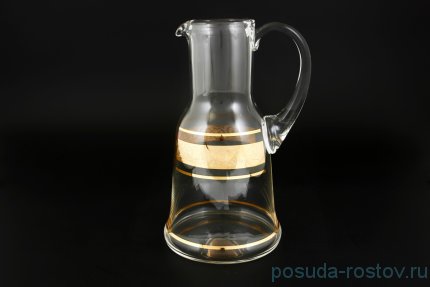 Кувшин для воды 1,5 л &quot;Цветочный узор на золоте&quot; / 044359