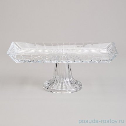 Блюдо на ножке glass legend 28х14х12 см / 367054