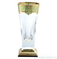 Ваза для цветов 38 см н/н &quot;Наталия /Золотой узор /Бирюзовая&quot; / 137600