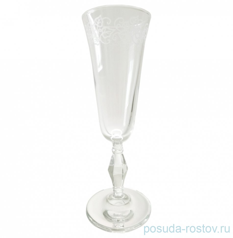 Бокалы для шампанского 190 мл 6 шт "Ретро /Листья /DS16942" / 206210