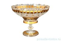 Конфетница 30 см н/н &quot;Max Crystal /Золотые окошки /шарики&quot; / 105422