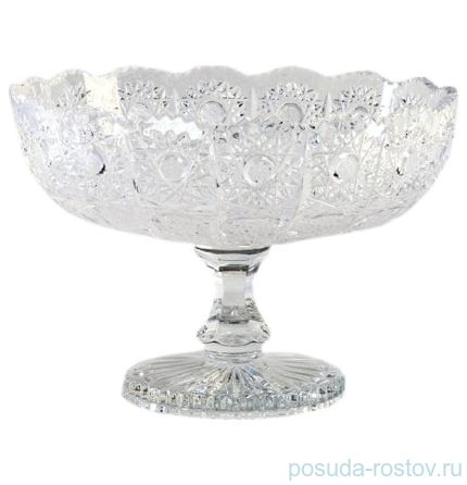 Конфетница 20,5 см н/н &quot;A.Crystal /Хрусталь резной&quot; / 152677