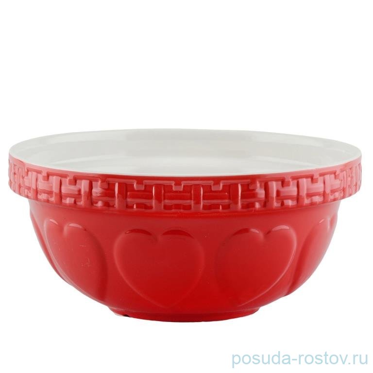 Салатник 25 см "Maison Heart red" / 343837