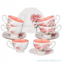 Набор чайных пар 240 мл 6 шт &quot;blossom /хризантема&quot; / 323088