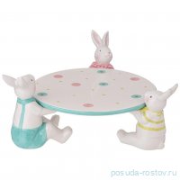 Тортница 22,5 х 22 х 12 см &quot;Bright rabbits&quot;  / 345934