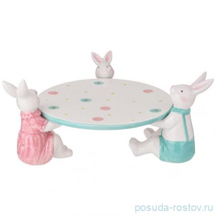 Тортница 22,5 х 22 х 12 см &quot;Bright rabbits&quot;  / 345934