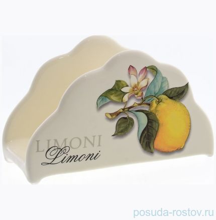 Салфетница 16 х 12 см &quot;Artigianato ceramico /Лимоны&quot; / 060077