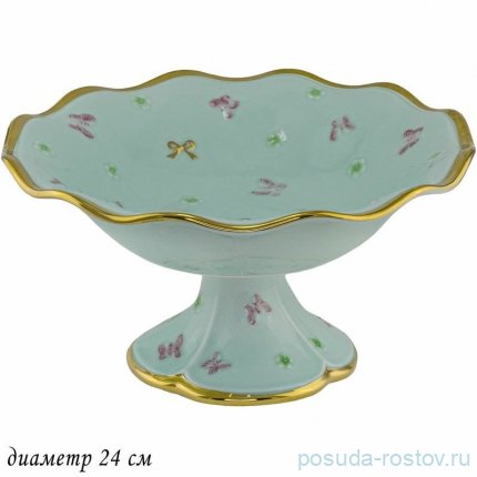 Конфетница 24 см н/н &quot;бабочки&quot; (подарочная упаковка) / 357266