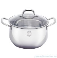 Кастрюля 24 см с крышкой 6,5 л&quot;Silver Belly Collection&quot; / 156516