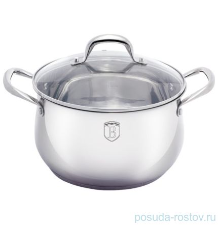 Кастрюля 24 см с крышкой 6,5 л&quot;Silver Belly Collection&quot; / 156516