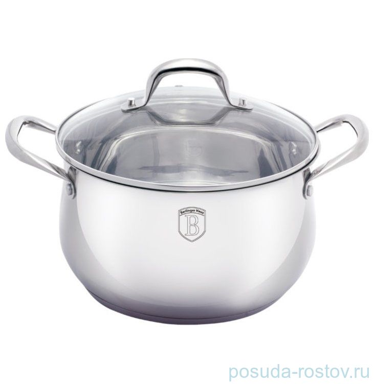 Кастрюля 24 см с крышкой 6,5 л"Silver Belly Collection" / 156516