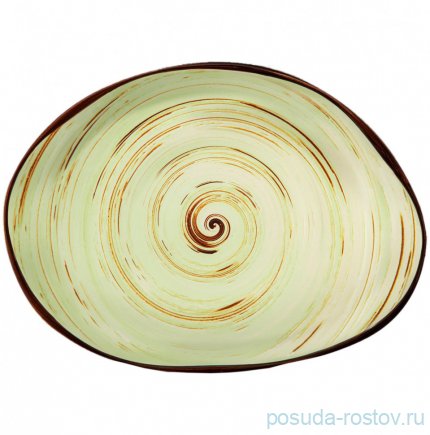Блюдо 33 x 24,5 см овальное салатное &quot;Spiral&quot; / 261545