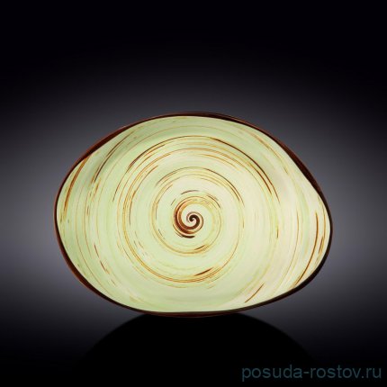 Блюдо 33 x 24,5 см овальное салатное &quot;Spiral&quot; / 261545