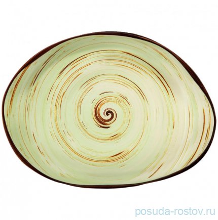 Блюдо 33 x 24,5 см овальное салатное &quot;Spiral&quot; / 261545