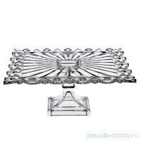 Тортница 32 см н/н квадратная &quot;Pierced&quot; / 104561