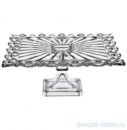 Тортница 32 см н/н квадратная &quot;Pierced&quot; / 104561