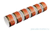Кольцо для салфетки 6 шт &quot;Сабина /Версаче /Красная лента&quot; / 159094