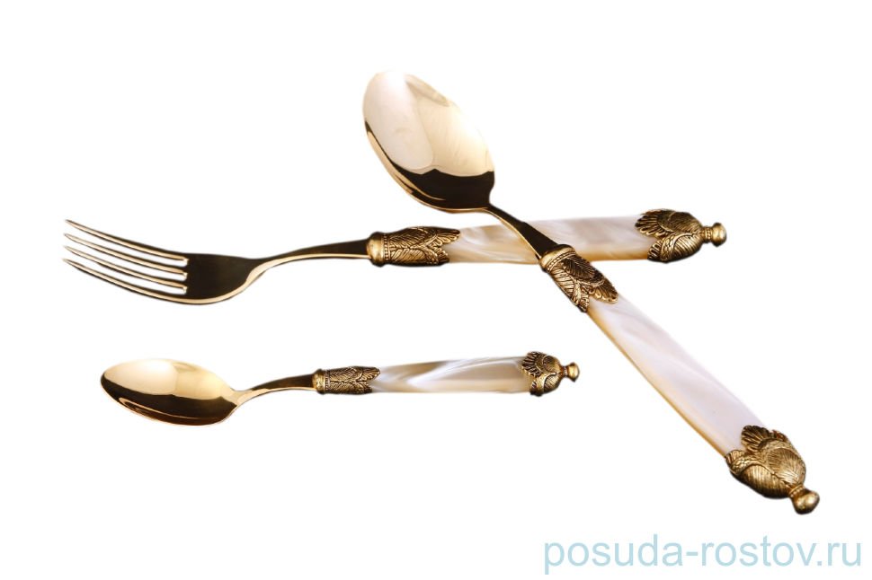 Столовые приборы 18 предметов "Siena Antique Gold /Champagne Gold" / 114548