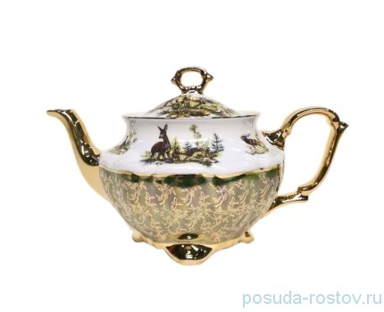 Заварочный чайник 1,1 л &quot;Мария-Тереза /Охота зеленая&quot; S-P / 278844
