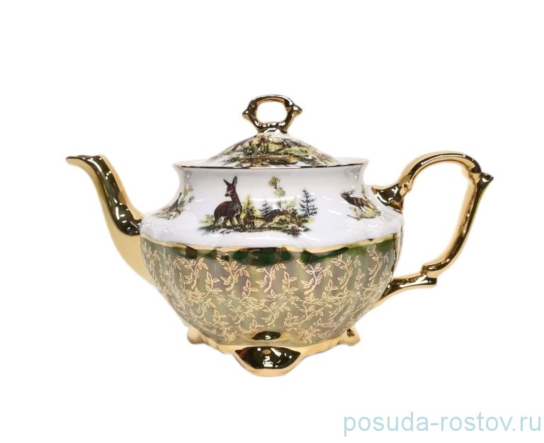 Заварочный чайник 1,1 л "Мария-Тереза /Охота зеленая" S-P / 278844