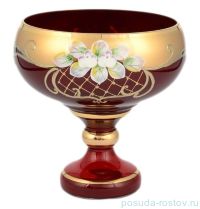 Ваза для конфет 16 см н/н &quot;Лепка красная /9823&quot; S-A / 096748