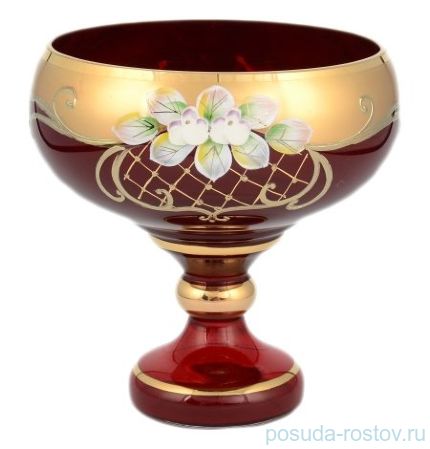 Ваза для конфет 16 см н/н &quot;Лепка красная /9823&quot; S-A / 096748
