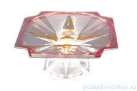 Ваза для фруктов 33 см н/н плоская &quot;Метрополитэн /Янтарно-розовая&quot; R-G / 118319